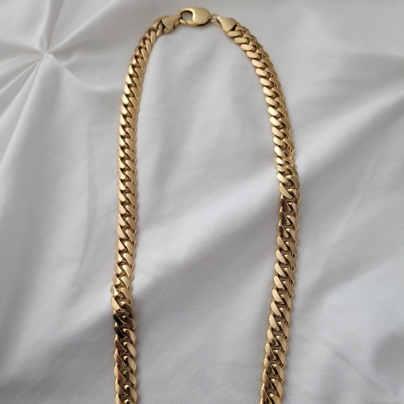 14k solid cuban link - Picture 2 of 3